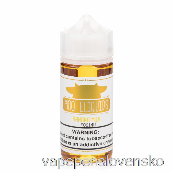Banánové Mlieko - Moo E-liquid - 100 Ml 3 Mg Vape Bez Nikotinu